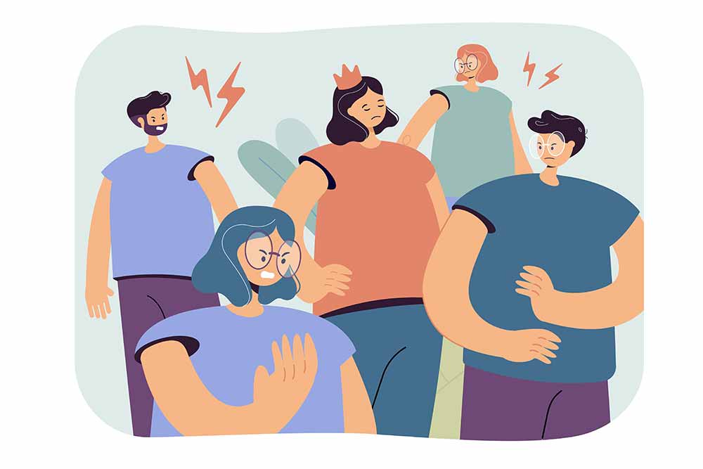 mi marido no me defiende ante su familia